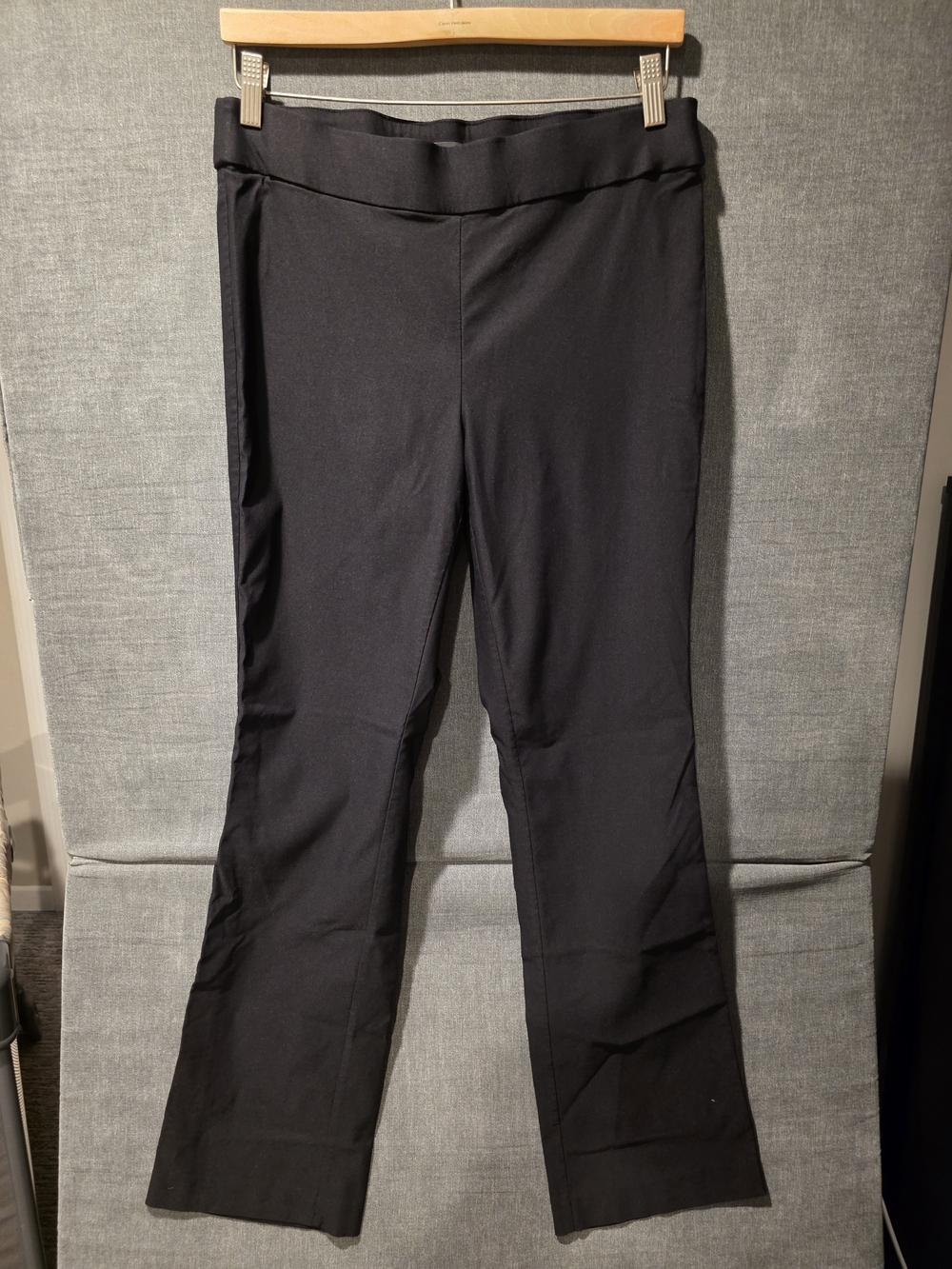 Simply Vera Vera Wabg Black Stretch Bootcut Pants Size Large Inseam 30 In